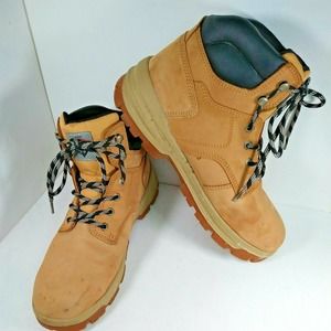 Herman Survivors Wheat Leather Steel Toe Men's Work Boots M HS BOULDER Sz 11
